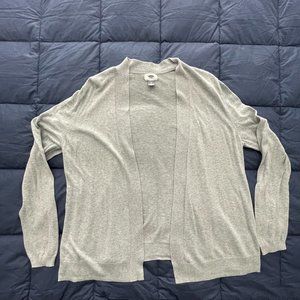 Old Navy Dark Light Gray Cardigan, Size XL Tall